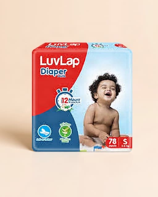 LuvLap Diaper Pants (S, 78pc)