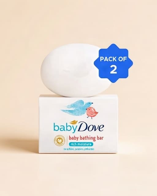 Baby Dove Bathing Bar (Pack of 2)