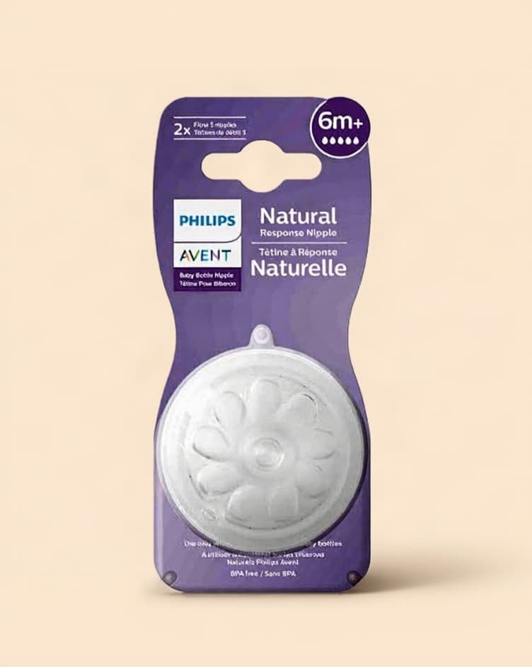 Avent Natural Response Flow 5 Teat, ideal for 6 months+