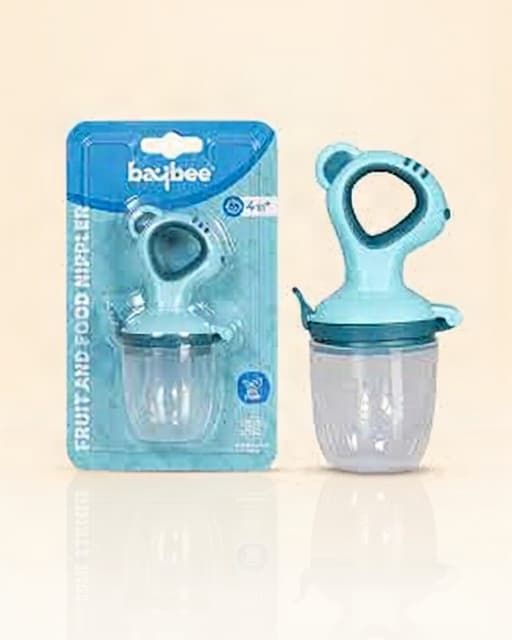 Baybee Premium Baby Food & Fruit Nibbler — Blue