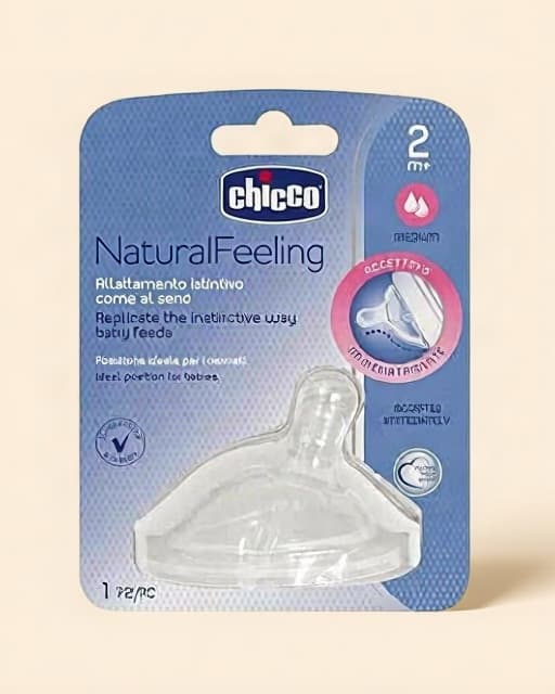 Chicco Natural Feeling Step-Up Teat, Regular Flow