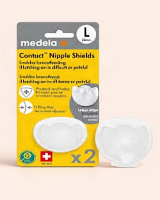 Medela Nipple Shields Size L, Pack of 2