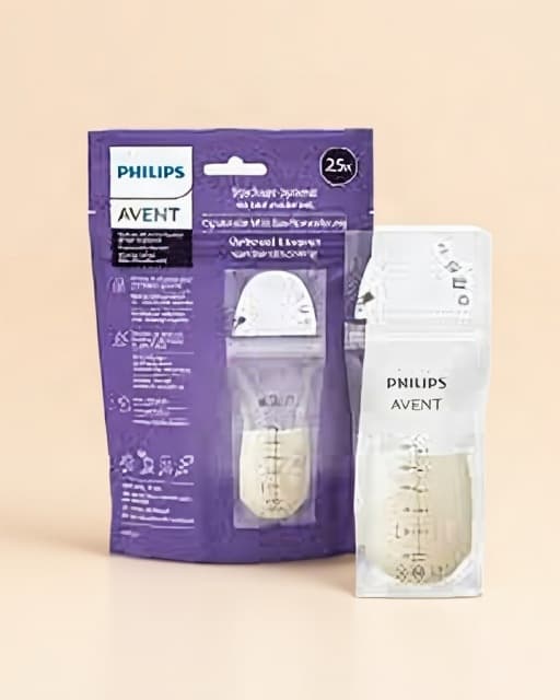 Philips Avent Breast Milk Storage Bag – 25 bags (180ml each)