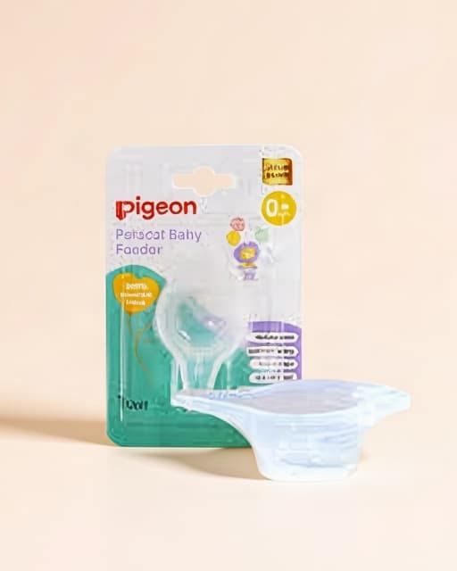 Pigeon Paladai Spill-Proof Baby Feeder — White