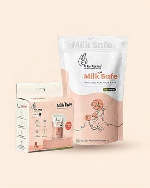 R for Rabbit Breast Milk Storage Bags with double zip lock seal & 200ml capacity each – Pack of 30